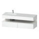 Duravit Ensemble meuble vasque encastré Qatego 160x50x60 cm, Kon-WTU, B g, blanc brillant/blanc mat-1
