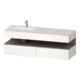 Duravit Ensemble meuble vasque encastré Qatego 160x50x60 cm, Kon-WTU, blanc, brillant, mat/blanc mat-1