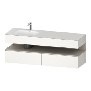 Duravit Ensemble meuble vasque encastré Qatego 160x50x60 cm, Kon-WTU, L b, P m/bl mat