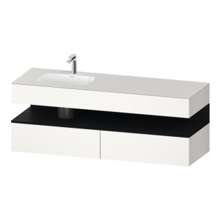 Duravit Ensemble meuble vasque encastré Qatego 160x50x60cm, Kon-WTU, B, B l, E sw/we m