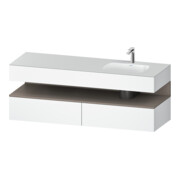 Duravit Ensemble meuble vasque encastré Qatego 160x50x60cm, Kon-WTU, B, B r, ba m/bl ma