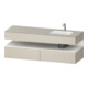 Duravit Ensemble meuble vasque encastré Qatego 160x50x60cm, Kon-WTU, B, B r, blanc m/ta m-1