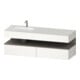 Duravit Ensemble meuble vasque encastré Qatego 160x50x60cm, Kon-WTU, blanc mat-1