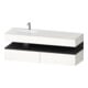 Duravit Ensemble meuble vasque encastré Qatego 160x50x60cm, Kon-WTU, gris m/blanc g-1