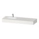 Duravit Ensemble meuble vasque encastré Qatego 160x55x17cm, avec K, 1 AS, avec Ü, B l, blanc mat-1