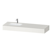 Duravit Ensemble meuble vasque encastré Qatego 160x55x17cm, avec K, 1 AS, avec Ü, B l, blanc mat