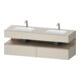 Duravit Ensemble meuble vasque encastré Qatego 160x55x60cm, Kon-WTU, B, E Ma/t mat-1