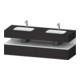 Duravit Ensemble meuble vasque encastré Qatego 160x55x60cm, Kon-WTU, blanc mat avec Grap-1