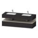 Duravit Ensemble meuble vasque encastré Qatego 160x55x60cm, Kon-WTU, L, P avec siphon mat-1