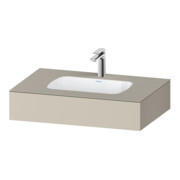 Duravit Ensemble meuble vasque encastré Qatego 80x55x17cm, T m, m Kons, 1 découpe, m ÜL