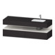 Duravit Ensemble meuble vasque encastrée Qatego 160x50x60 cm, Kon-WTU, B, B r, blanc mat/Gr m-1