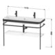 Duravit Ensemble meuble vasque Happy D.2 Plus 117,5x49 cm, 1 robinet, console, noir mat-3