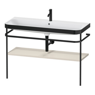 Duravit Ensemble meuble vasque Happy D.2 Plus 117,5x49 cm, avec console, 1 trou, taupe mat