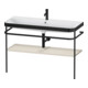 Duravit Ensemble meuble vasque Happy D.2 Plus 117,5x49 cm, avec console, 1 trou, taupe mat-1