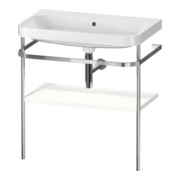 Duravit Ensemble meuble vasque Happy D.2 Plus 77,5x49 cm, sans robinet, blanc satiné, avec console