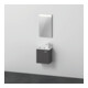 Duravit Ensemble meuble XBase 43 cm, 1 porte, raccord gauche, graphite mat-1