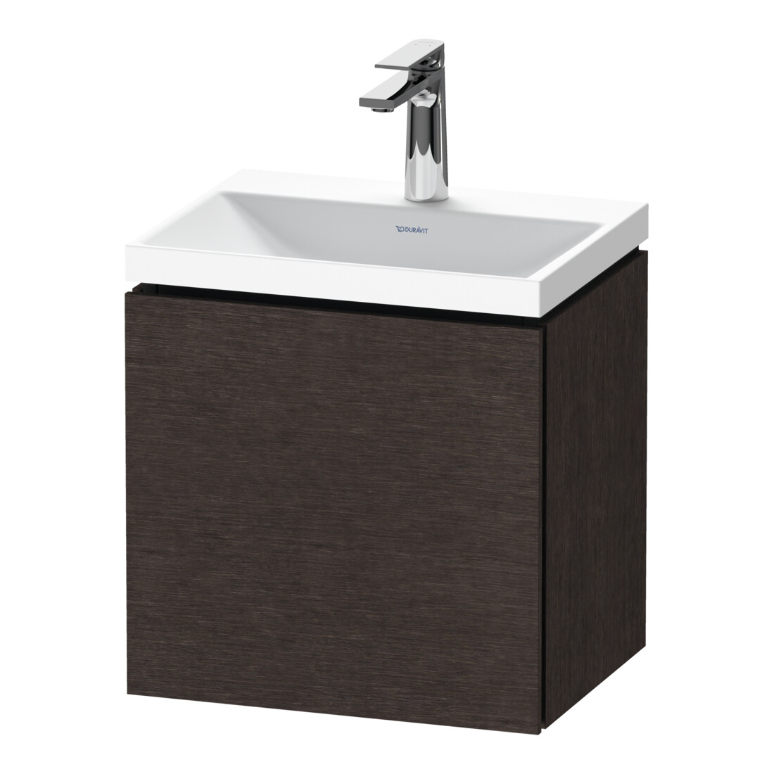 Duravit Ensemble Meubles L-Cube 45x35x48 cm, 1 porte, à droite, avec poignée, finition mate