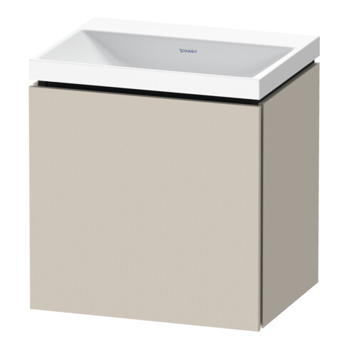 Duravit Ensemble Meubles L-Cube 45x35x48 cm, 1 porte, à droite, Taupe mat