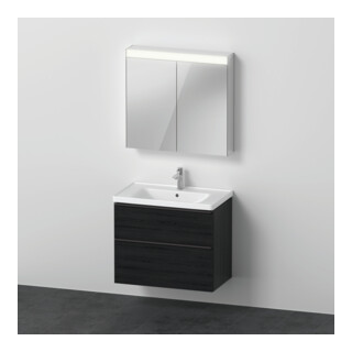 Duravit Ensemble mobilier D-Neo 800 mm, chêne noir