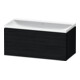 Duravit Ensemble mobilier L-Cube 100x48x48 cm, sans robinet, blanc œuf, 2 tiroirs-1