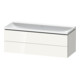 Duravit Ensemble mobilier L-Cube 120x48x48 cm, sans robinet, blanc brillant, 2 tiroirs-1
