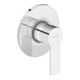 Duravit Ensemble prêt à poser Mitigeur douche encastré D-Code céramique, rond, 27 l, chrome