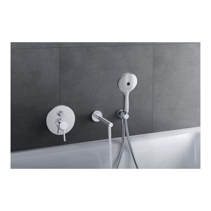 Duravit Entrée de baignoire Circle Saillie 200 mm, chrome
