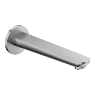 Duravit Entrée de baignoire Wave Profondeur 202 mm, acier inoxydable brossé