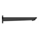 Duravit Entrée de baignoire Wave, saillie 202 mm, noir mat