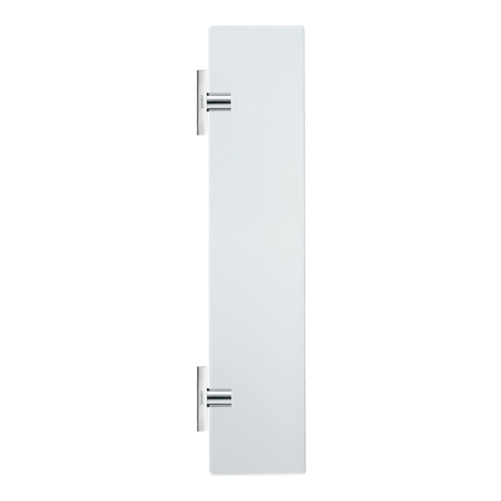 Duravit Étagère en verre Karree 60x11 cm, verre mat, support chrome