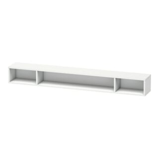 Duravit Étagère L-Cube 100x14 cm, blanc mat, 3 compartiments, horizontal