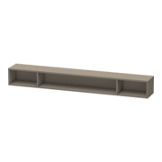 Duravit Étagère L-Cube 100x14 cm, flanc gris mat s-matt, 3 compartiments, horizontal