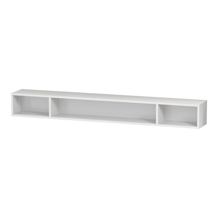 Duravit Étagère L-Cube 100x14 cm, taupe mat, 3 compartiments, horizontal