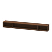 Duravit Étagère L-Cube 100x14cm, Noyer verni, 3 compartiments, horizontale