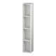 Duravit Étagère L-Cube 18x18x100 cm, 4 compartiments, vert, blanc brillant-1