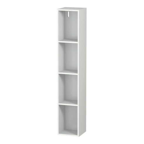 Duravit Étagère L-Cube 18x18x100 cm, 4 compartiments, vert, blanc mat