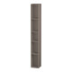 Duravit Étagère L-Cube 18x18x140 cm, 5 compartiments, vert basalte mat-1
