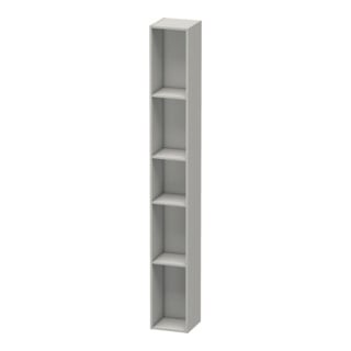 Duravit Étagère L-Cube 18x18x140 cm, 5 compartiments, vert béton mat