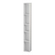 Duravit Étagère L-Cube 18x18x140 cm, 5 compartiments, vert, blanc brillant-1