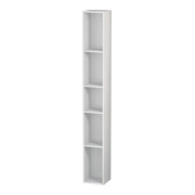 Duravit Étagère L-Cube 18x18x140 cm, 5 compartiments, vert, blanc brillant