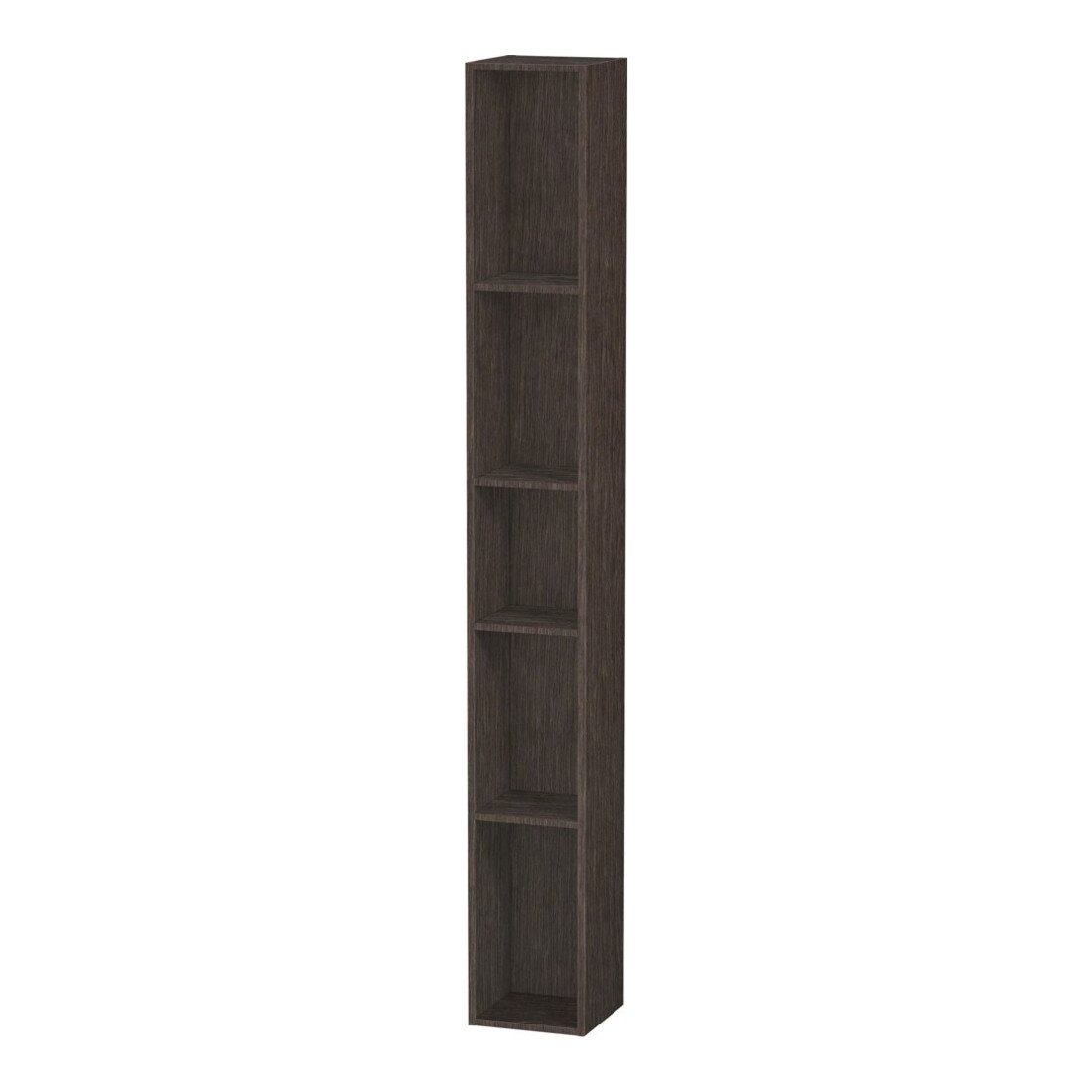 Duravit Étagère L-Cube 18x18x140 cm, 5 compartiments, vert, chêne foncé huilé
