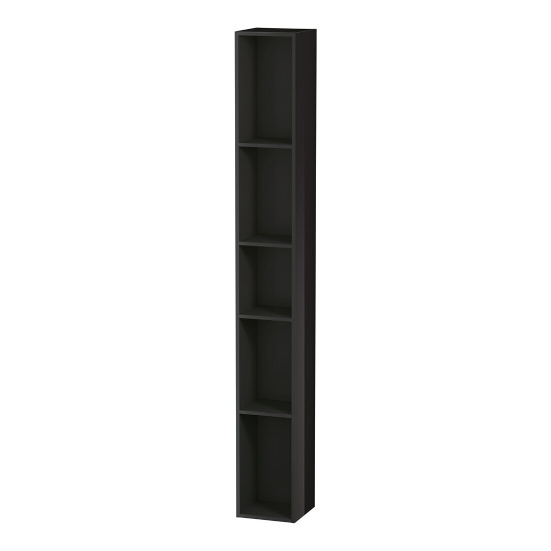 Duravit Étagère L-Cube 18x18x140 cm, 5 compartiments, vert, noir brillant