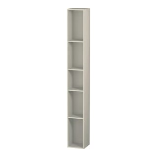 Duravit Étagère L-Cube 18x18x140 cm, 5 compartiments, vert taupe mat