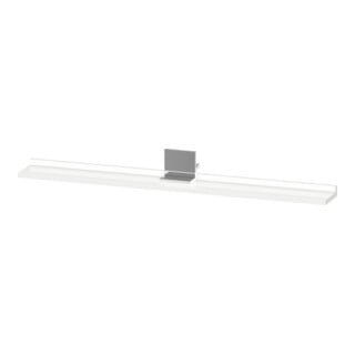 Duravit Étagère miroir Sivida 105x65x3,6 cm, blanc brillant, montée, chrome