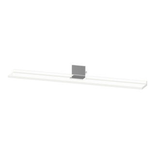 Duravit Étagère miroir Sivida 105x65x3,6 cm, blanc mat, montée, chrome