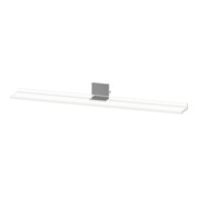 Duravit Étagère miroir Sivida 105x65x3,6 cm, blanc mat, montée, chrome