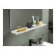 Duravit Étagère miroir Sivida 105x65x3,6 cm, blanc mat, mural, noir