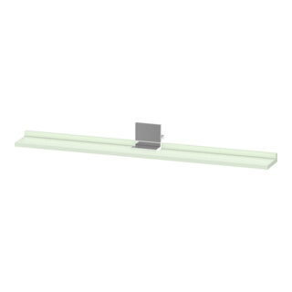 Duravit Étagère miroir Sivida 105x65x3,6 cm, vert mat, montée, chrome