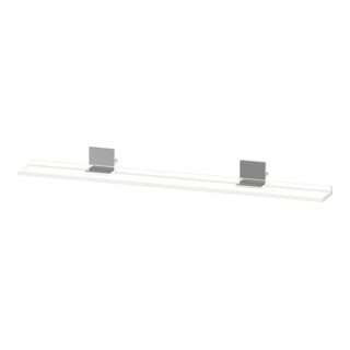 Duravit Étagère miroir Sivida 125x65x3,6 mm, blanc mat, montée, chrome