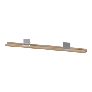 Duravit Étagère miroir Sivida 125x65x3,6 mm, blanc œuf, montée, chrome